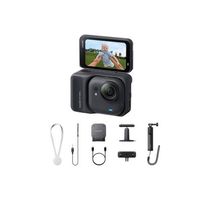 Insta360 GO Ultra Camera Sport de Actiune Creator Bundle Midnight Black