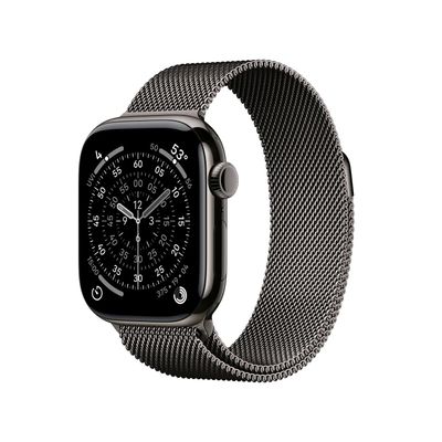 Apple Watch S11 Smartwatch GPS + Cellular Carcasa Slate Titanium 42mm Slate Milanese Loop