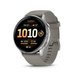Garmin Venu 4 Smartwatch 45mm Silver Curea de Silicon Silver Gray