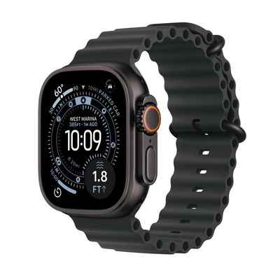 Apple Watch Ultra 3 Smartwatch GPS + Cellular Carcasa Black Titanium 49mm Curea Black Ocean