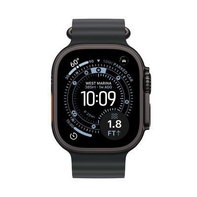 Apple Watch Ultra 3 Smartwatch GPS + Cellular Carcasa Black Titanium 49mm Curea Black Ocean