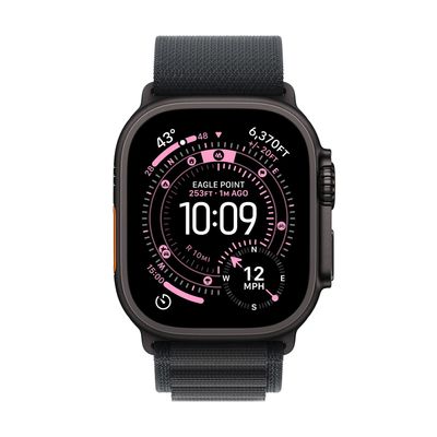 Apple Watch Ultra 3 Smartwatch GPS + Cellular Carcasa Black Titanium 49mm Black Alpine Loop - M