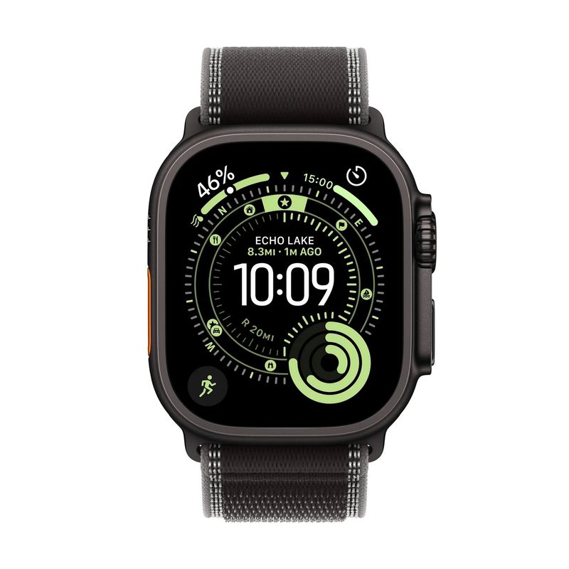 Apple Watch Ultra 3 Smartwatch GPS + Cellular Carcasa Black Titanium 49mm Black-Charcoal Trail Loop - M-L-2