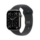 Apple Watch S11 Smartwatch GPS + Cellular Carcasa Jet Black Aluminium 42mm Curea Black Sport - M/L