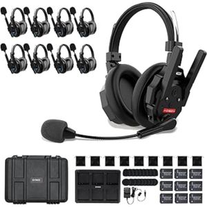 Synco Xtalk XMax 9 x Casca Dubla Sistem Intercom Wireless