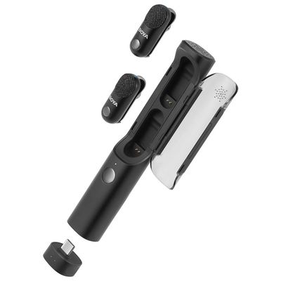 Boya Magic 05 Sistem Microfon Wireless 2 TX + 1 RX USB-C Carcasa Incarcare