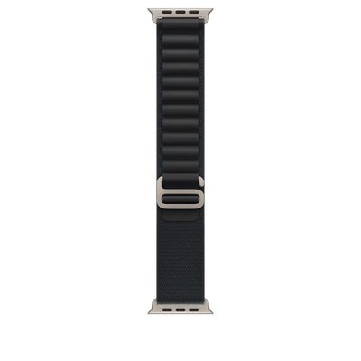 Apple Curea pentru Apple Watch 49mm Black Alpine Loop Small Natural Titanium Finish