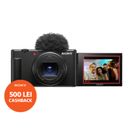Sony ZV-1 II Aparat Foto Compact Vlogging 4K Obiectiv 18-50mm F1.8-4 Negru