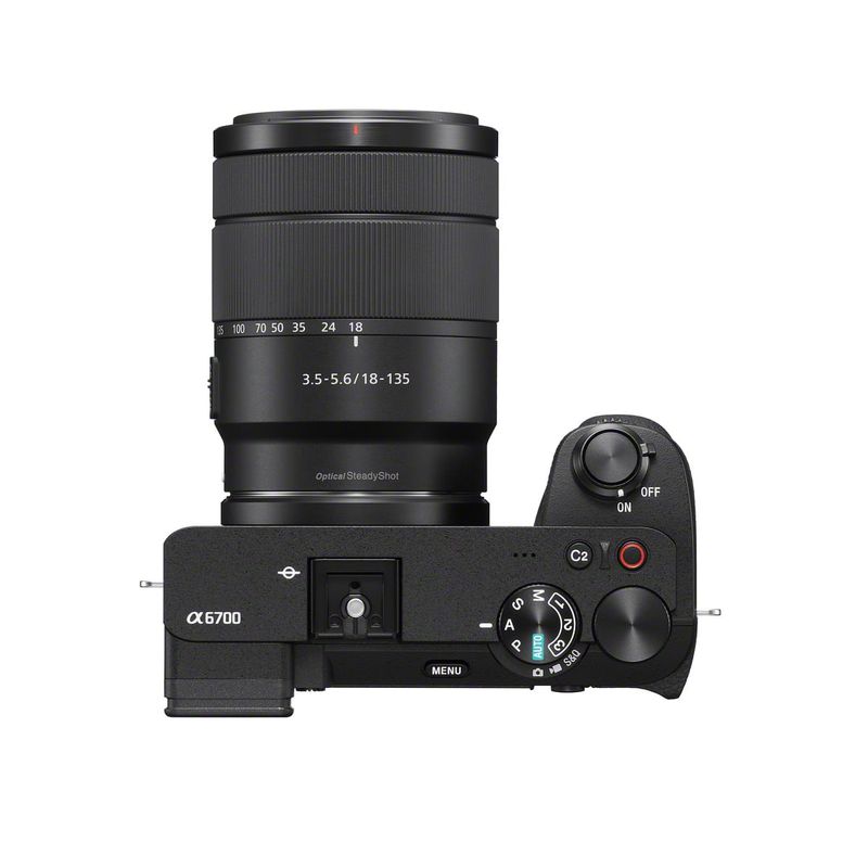 SonyAlpha6700AparatFotoMirrorlessAPSC4K26MPKitcuObiectiv18135mm