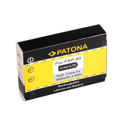 Patona Acumulator replace Li-Ion pentru FujiFilm NP-95 1600mAh  3.7V