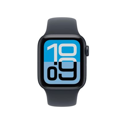 Apple Watch SE (2025) Smartwatch GPS Carcasa Midnight Aluminium 40mm, Midnight Sport Band S/M