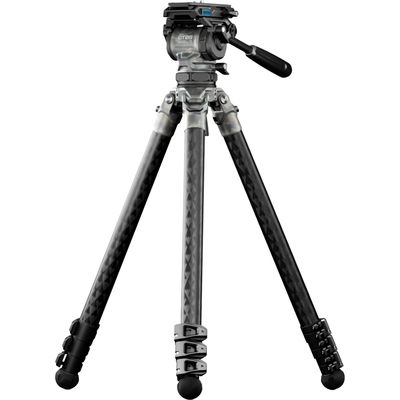 Tilta Trepied Carbon 3-Stage 180cm cu Cap Fluid Video Cine 75mm 8kg Camuflaj Alb