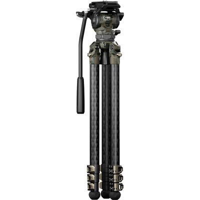 Tilta Trepied Carbon 3-Stage 180cm cu Cap Fluid Video Cine 75mm 8kg Camuflaj
