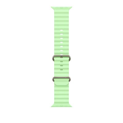 Apple Curea pentru Apple Watch 49mm Neon Green Ocean Band Natural Titanium Finish