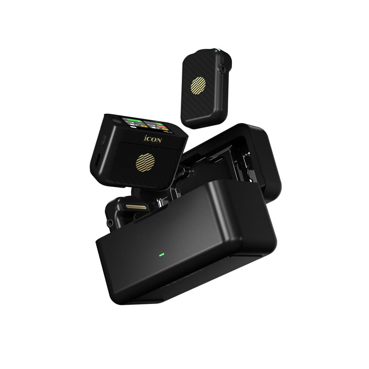 bricheta antivant Resigilat: iCon Pro Audio AirMic Pro Black Sistem Wireless cu Microfon Negru - RS125087175-1