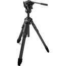 Manfrotto ONE Trepied Video Hibrid Carbon cu Cap MVH500XAH 170.5cm 15kg