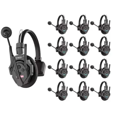 Synco Xtalk XMax 13 x Casca Dubla Sistem Intercom Wireless
