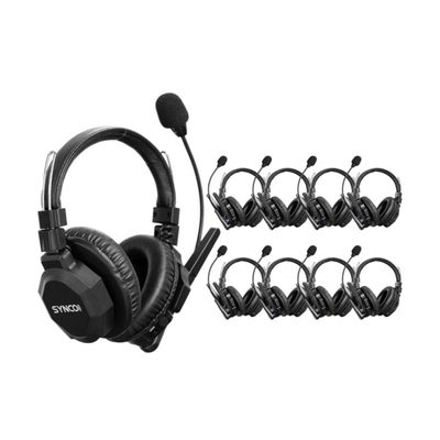 Synco Xtalk XMax 9 x Casca Dubla Sistem Intercom Wireless