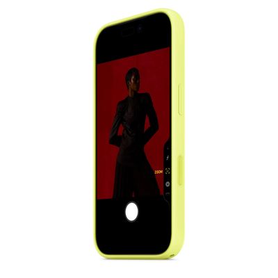 Apple Husa din Silicon cu MagSafe pentru iPhone 17 Pro Neon Yellow