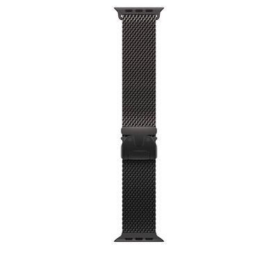 Apple Curea pentru Apple Watch 49mm Black Titanium Milanese Loop L