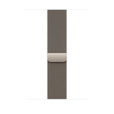 Apple Curea pentru Apple Watch 46mm Natural Milanese Loop M/L