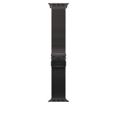 Apple Curea pentru Apple Watch 49mm Black Titanium Milanese Loop M