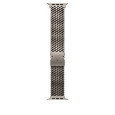 Apple Curea pentru Apple Watch 49mm Natural Titanium Milanese Loop L