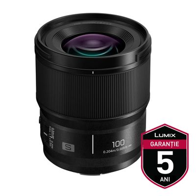 Panasonic Lumix S 100mm F2.8 1:1 Obiectiv Foto Mirrorless Macro