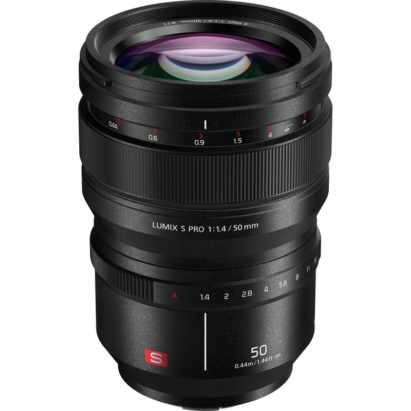 PanasonicLumixSPro50mmObiectivFotoMirrorlessF14FullFrameMonturaL