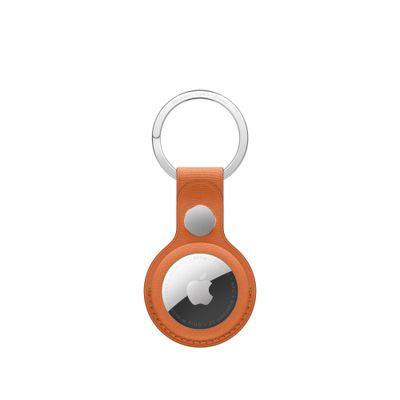 Apple Breloc AirTag FineWoven Key Ring Fox Orange