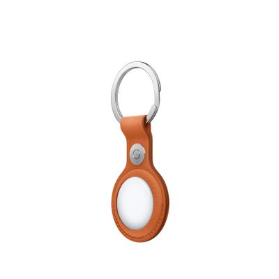 Apple Breloc AirTag FineWoven Key Ring Fox Orange