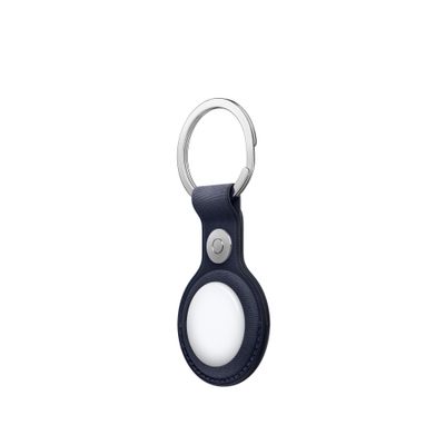 Apple Breloc AirTag FineWoven Key Ring Midnight Purple
