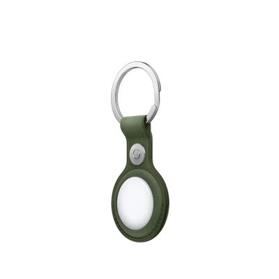 Apple Breloc AirTag FineWoven Key Ring Moss