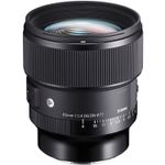 Sigma85mmObiectivFotoMirrorlessF14DGDNHSMMarkIIArtMonturaSonyFE