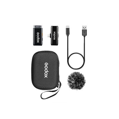 Resigilat: Godox WES1 KIT1 Sistem Wireless Microfon Single 2.4 Ghz iOS - RS125078760-1