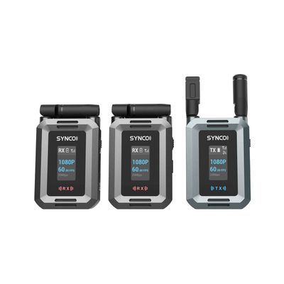 Synco XVision HD Sistem Transmisiune Video Wireless 1TX + 2RX