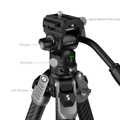 Smallrig 5477 AP255Pro Trepied Foto Video Carbon 160cm 3-8kg