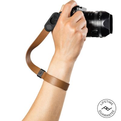 Peak Design Cuff Curea Camera din Piele pentru Incheietura Maro