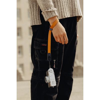Peak Design Cuff Curea Camera din Piele pentru Incheietura Portocaliu (Amber)