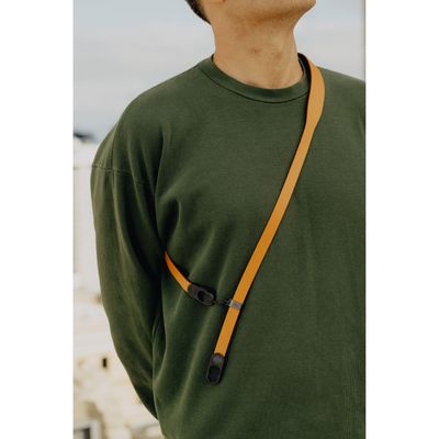 Peak Design Form Curea Lunga din Piele pentru Camera Portocaliu (Amber)
