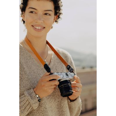 Peak Design Form Curea din Piele 78,5 cm pentru Camera Portocaliu (Amber)