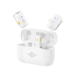 Luucco MiniPods-K2 Microfon Wireless 2 TX + 1 RX USB-C Alb