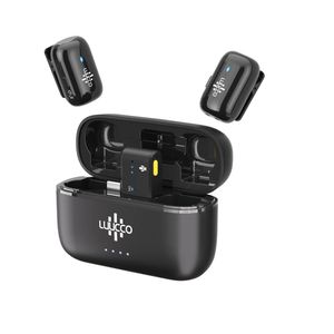 Luucco MiniPods-K2 Microfon Wireless 2 TX + 1 RX USB-C Negru