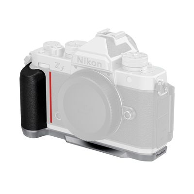 SmallRig 5706 L-Shaped Mount Plate cu Maner Silicon pentru Nikon Z f Silver