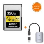 Lexar CFexpress Profesional Card de Memorie Tip A 320GB 900MB/s cu Cititor Cadou
