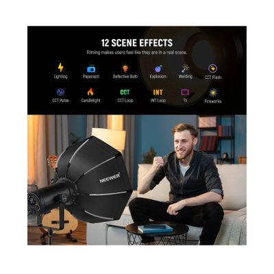 Neewer CB200B Lampa Video LED Bi-color 210W 2700K-6500K Bowens