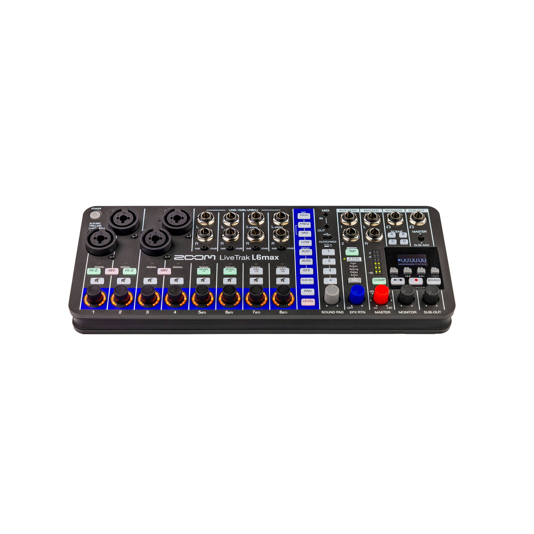 Zoom LiveTrak L6max Mixer Recorder Audio 12 Canale-F64.ro - F64.ro Zoom LiveTrak L6max Mixer Recorder Audio 12 Canale-F64.ro - F64.ro