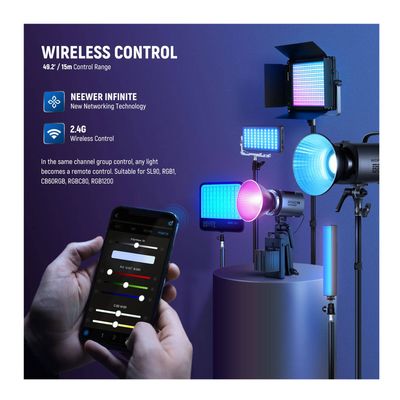 Neewer MS60C Lampa Video LED RGB 65W