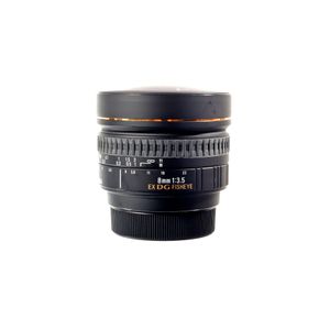 Sigma 8mm F3.5 Fisheye - Nikon SH-1030316