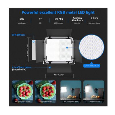 Neewer 660PRO Lampa Video LED RGB 50W 3200K-5600K